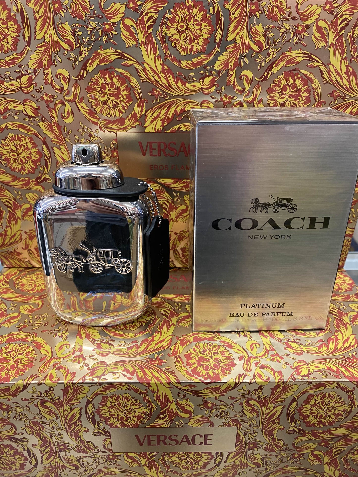 Coach New York para hombres Platinum Eau de Parfum 3.3 oz